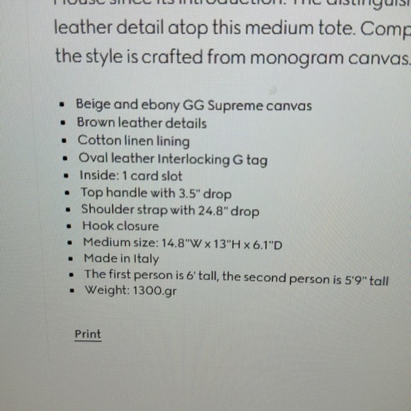 Gucci Medium Tote with Interlocking G - Picture 14 of 14